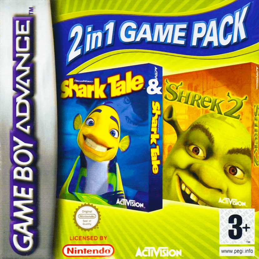 2 in 1 Game Pack: DreamWorks' Shark Tale + Shrek 2