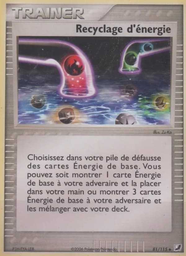 Recyclage d'énergie