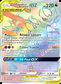 Carchacrok et Giratina GX