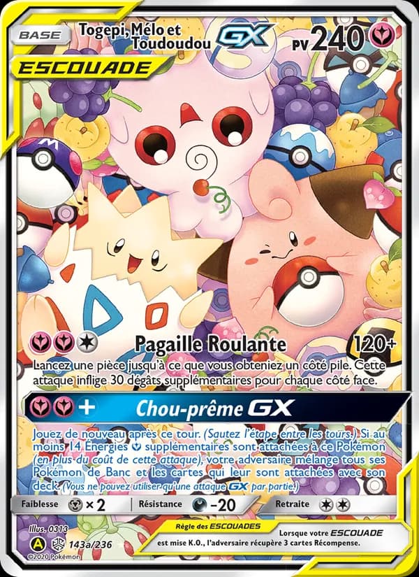 Togepi, Mélo et Toudoudou GX
