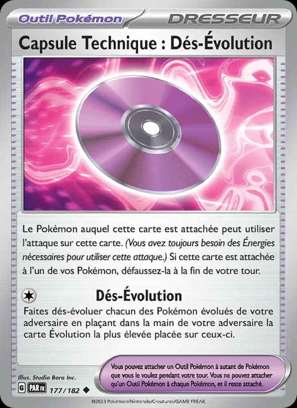 Capsule Technique : Dés-Évolution