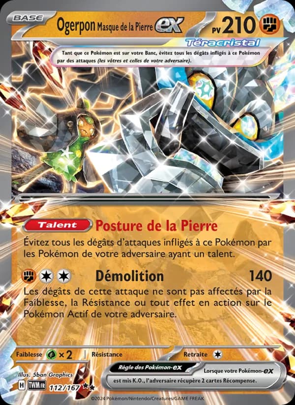Ogerpon Masque de la Pierre ex
