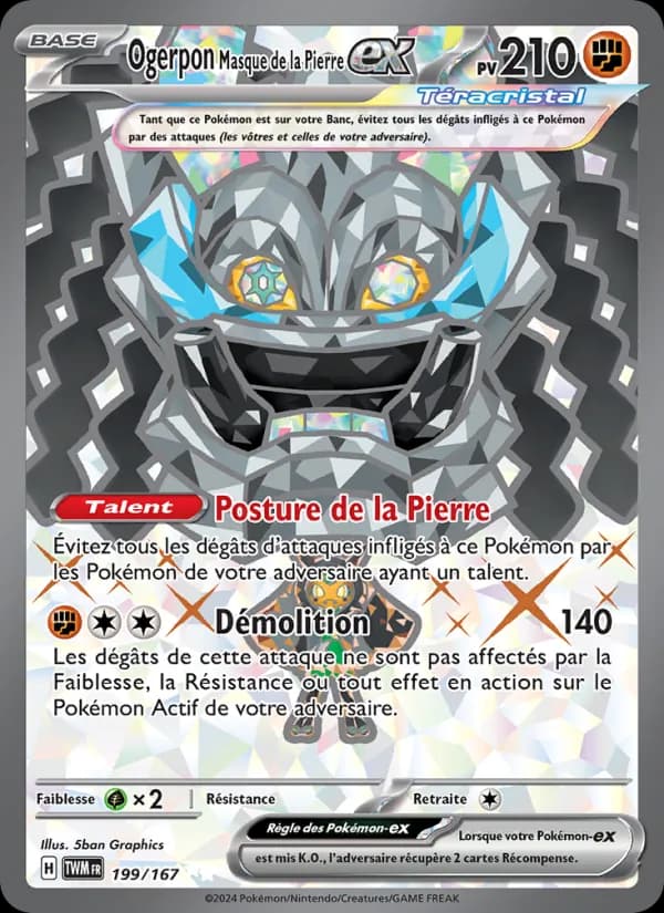 Ogerpon Masque de la Pierre ex