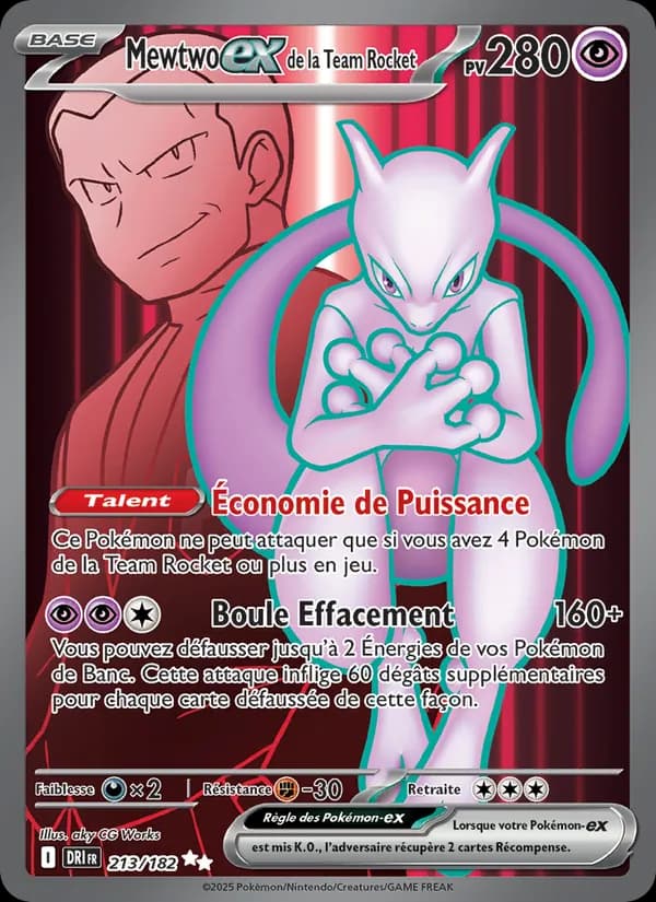 Mewtwo ex de la Team Rocket