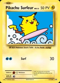 Pikachu Surfeur