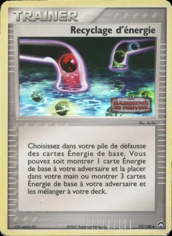 Recyclage d'énergie