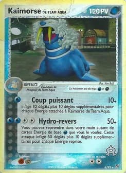 Kaimorse de Team Aqua 6 — EX Team Magma vs Team Aqua