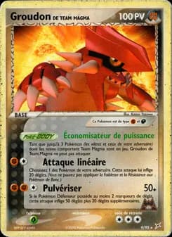 Groudon de Team Magma 9 — EX Team Magma vs Team Aqua