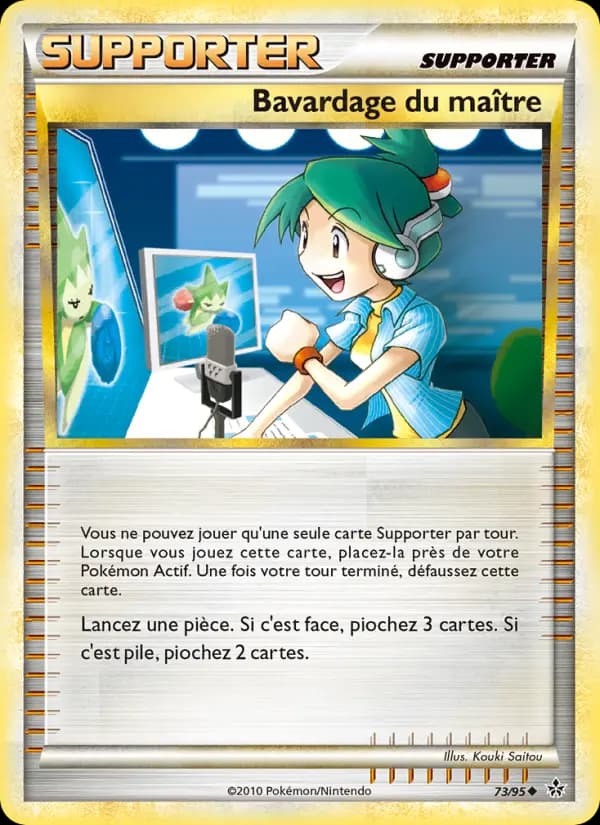 Bavardage du maître