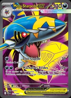 Méga-Sharpedo-ex 113 — Flammes Fantasmagoriques