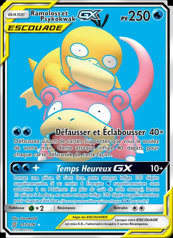 Ramoloss et Psykokwak GX