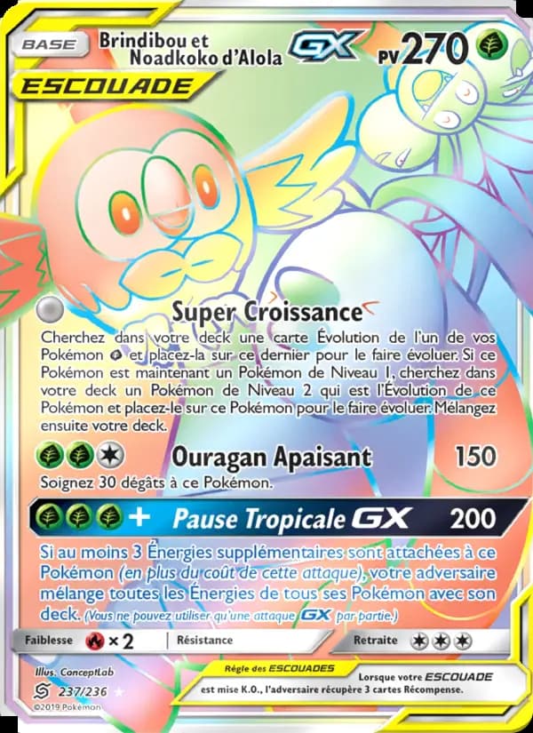 Brindibou et Noadkoko d’Alola GX