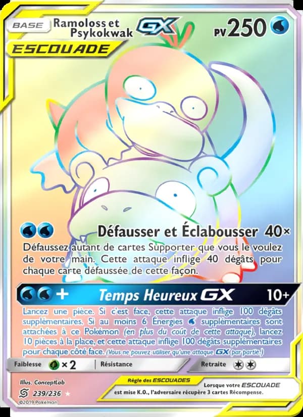 Ramoloss et Psykokwak GX