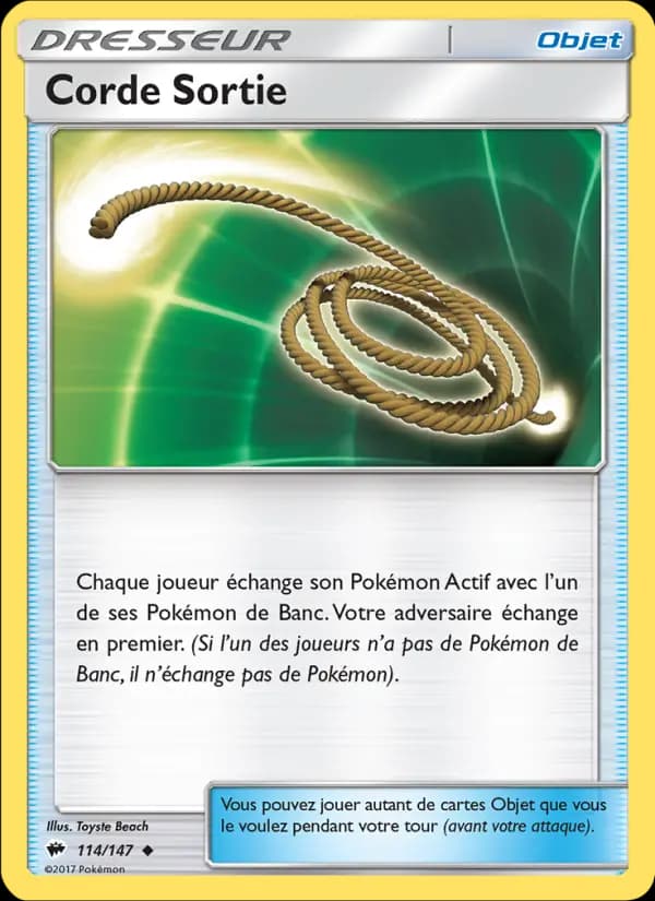 Corde Sortie