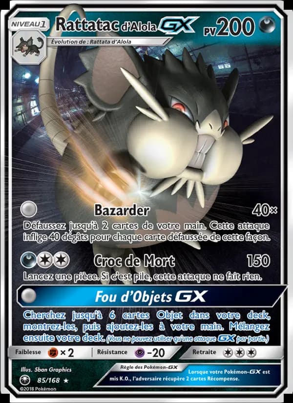 Rattatac d’Alola GX
