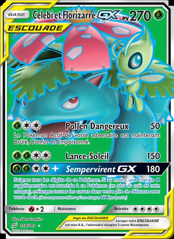 Celebi et Florizarre GX