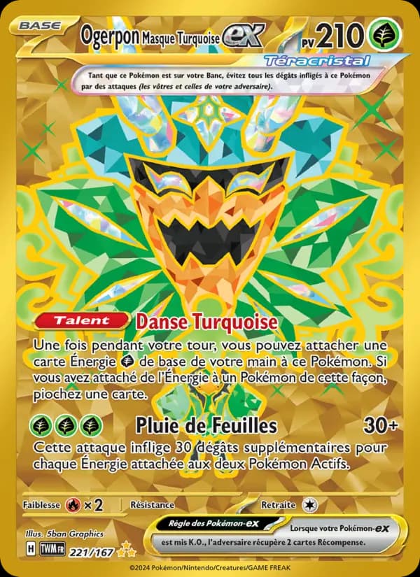 Ogerpon Masque Turquoise ex