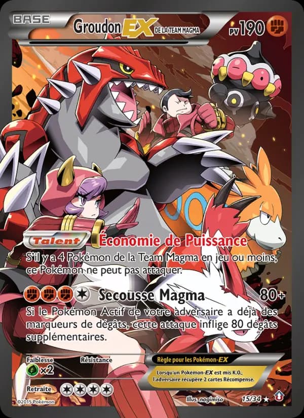 Groudon EX de la Team Magma