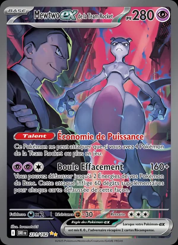 Mewtwo ex de la Team Rocket